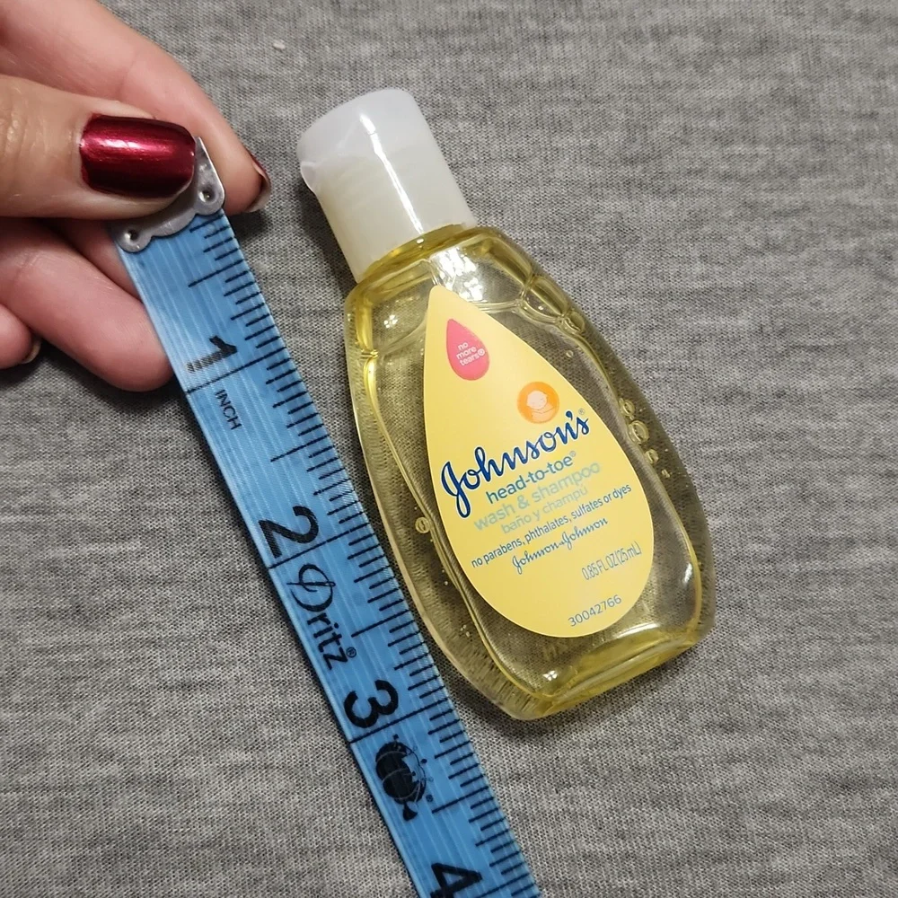 🔴 🆓️ FREE* Johnson's Head-To-Toe Travel Baby Body Wash Gel Soap Hair Shampoo